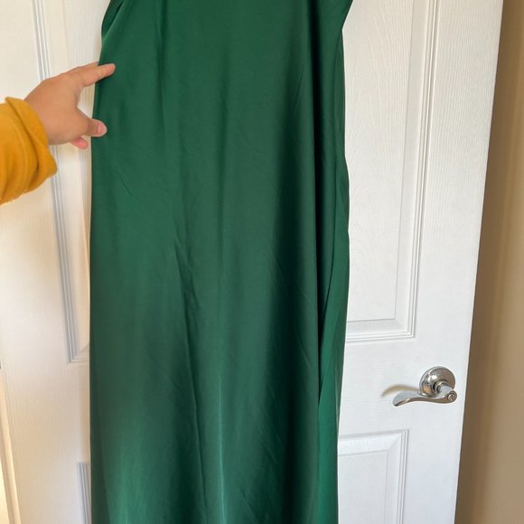 Banana Republic Green Midi Slip Dress in size 16 - Picture 5 of 12